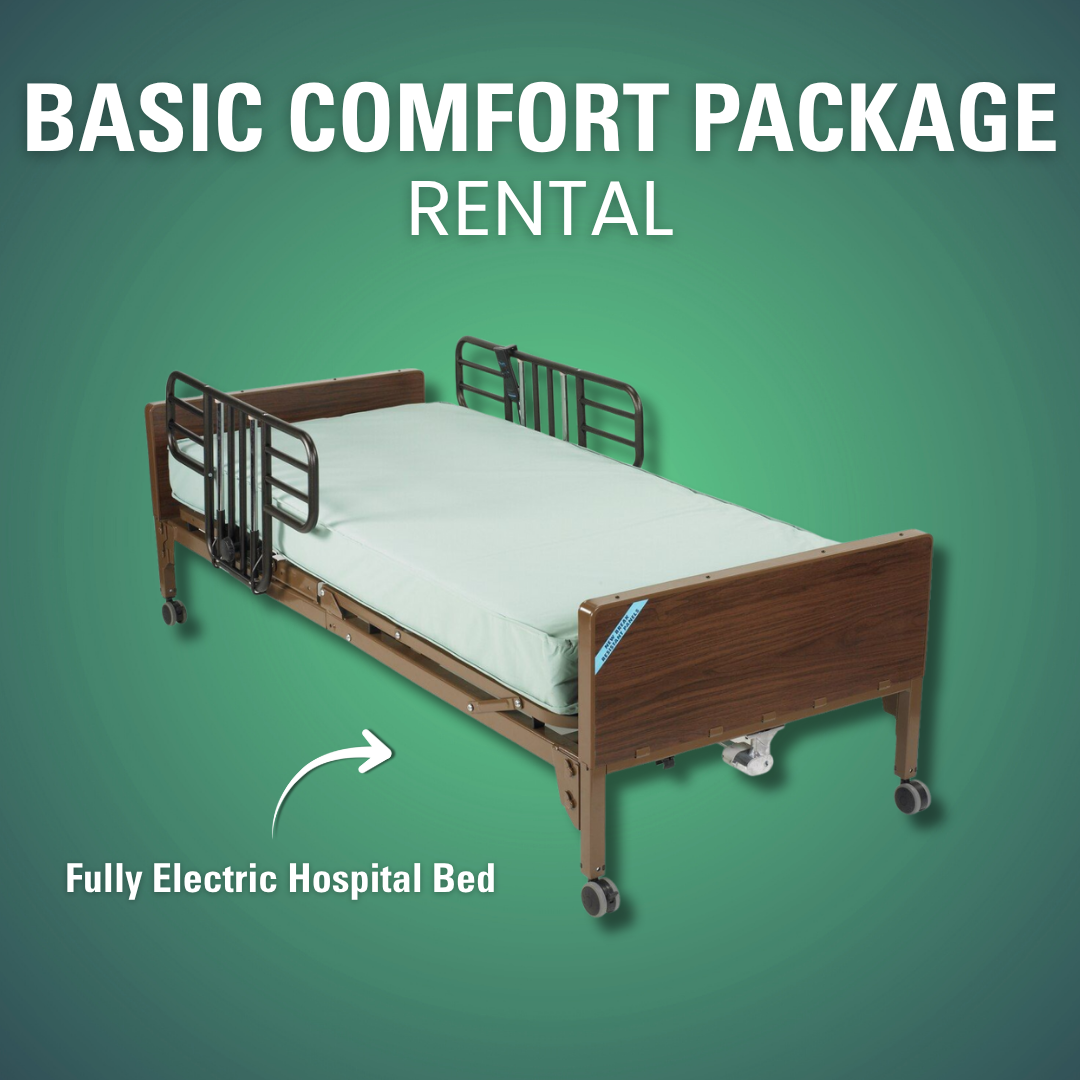 Hospital bed rental in Durham Region - Basic Comfort Package