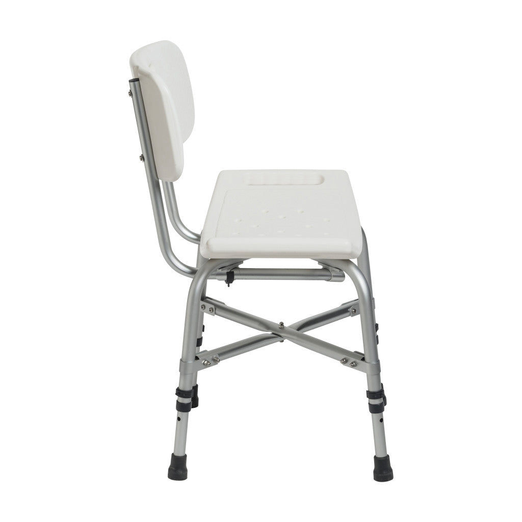 Drive Deluxe Bariatric Shower Chair with Cross-Frame Brace