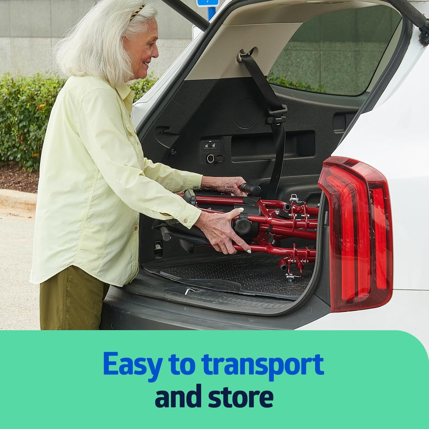 Medline Transport Chair with 12 inch Wheels