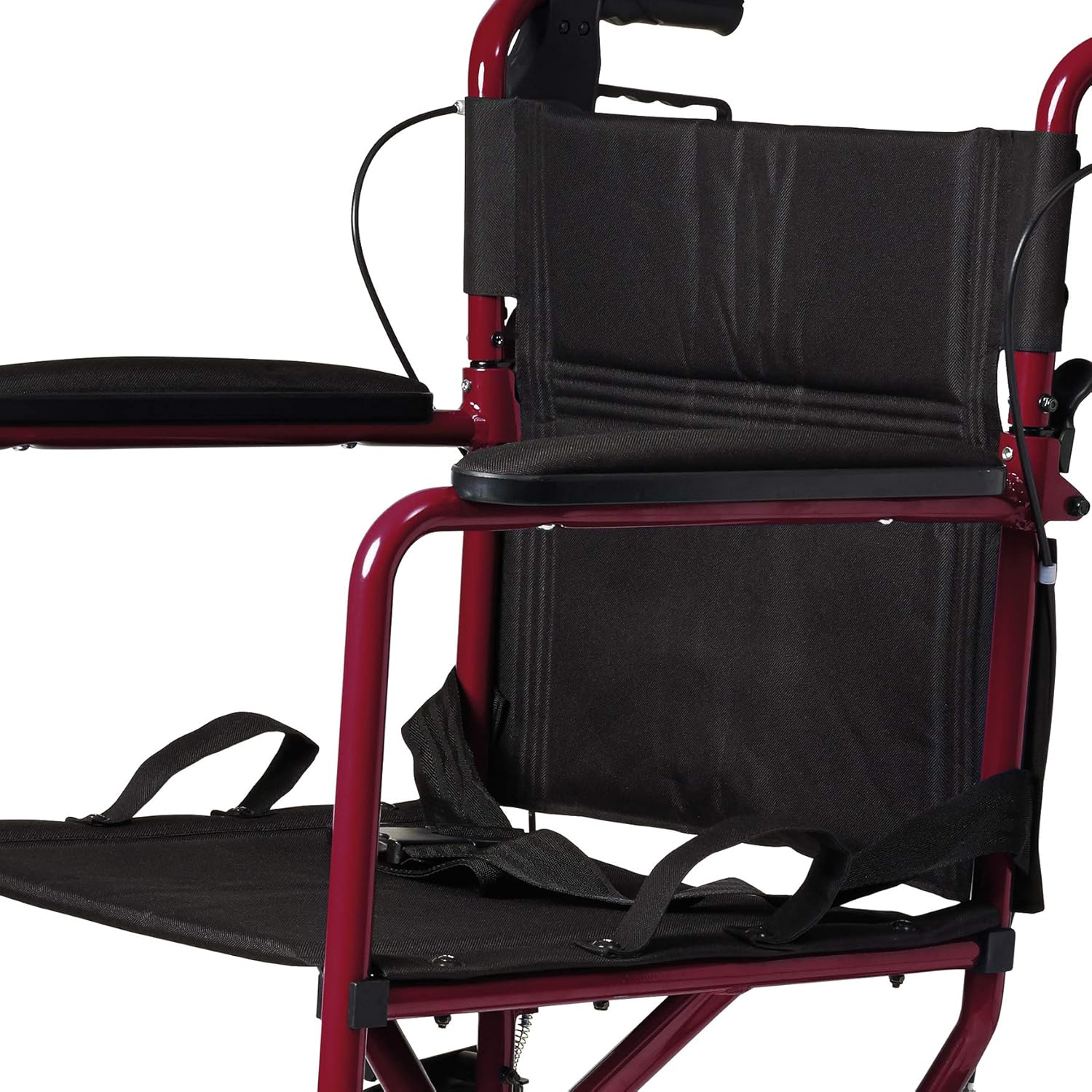 Medline Transport Chair with 12 inch Wheels