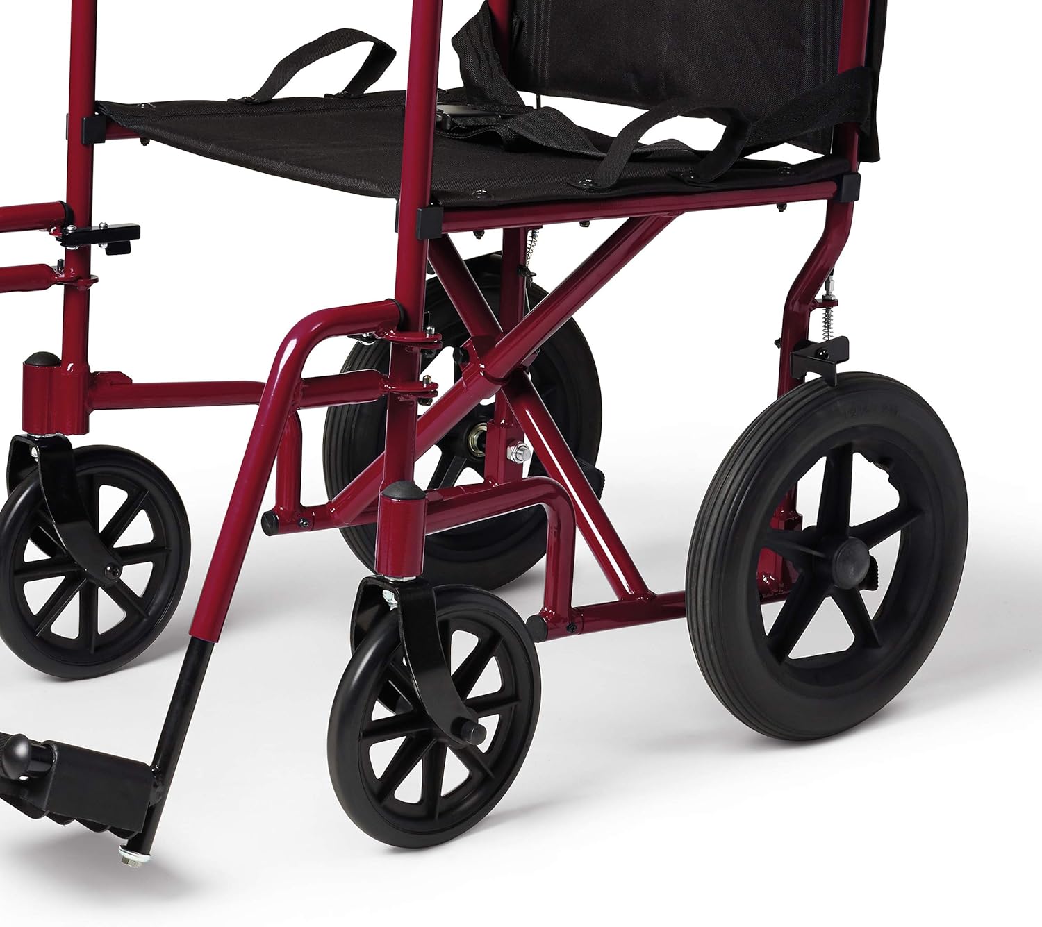 Medline Transport Chair with 12 inch Wheels