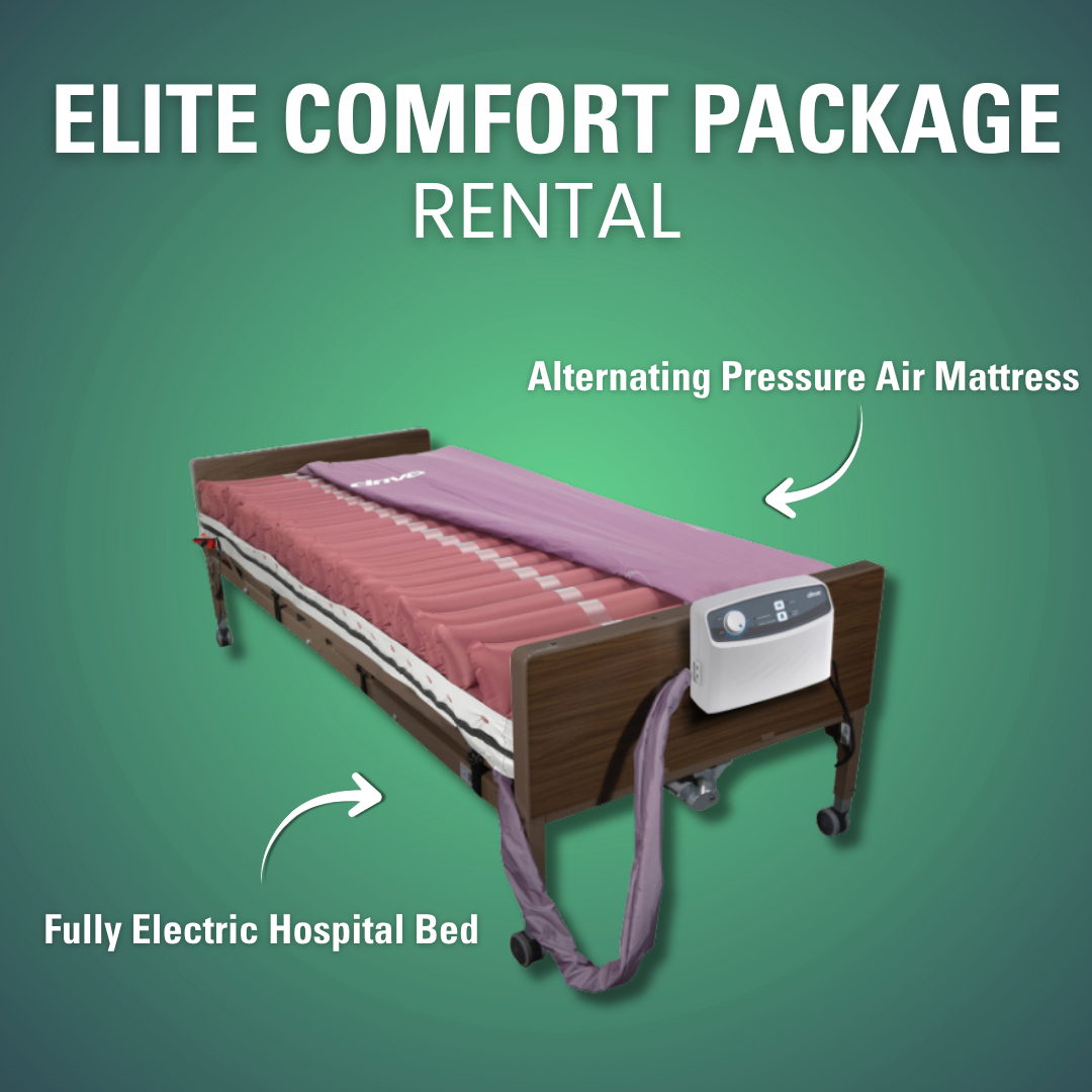 hospital bed and alternating pressure air mattress rental for home care in Pickering, Ajax, and Whitby.