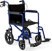 Medline Transport Chair with 12 inch Wheels