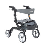 Nitro Aluminum Rollator, Hemi Height, 10" Casters