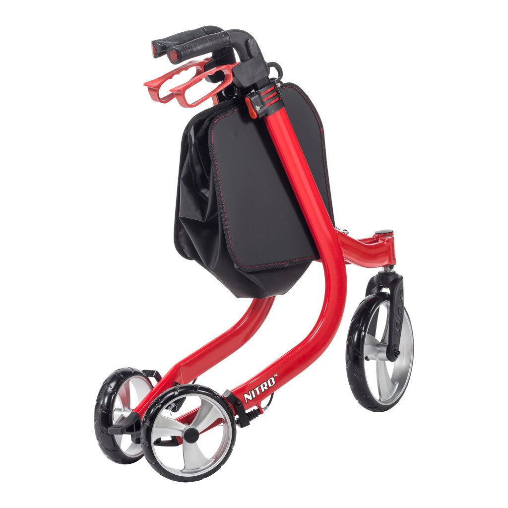 Nitro Euro Style 3-wheel Rollator Rolling Walker