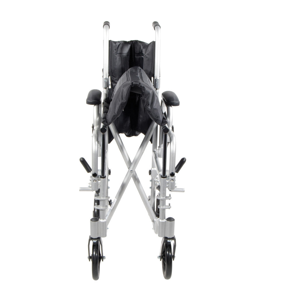 Drive Poly-Fly High Strength, Lightweight Wheelchair/Flyweight Transport Chair Combo