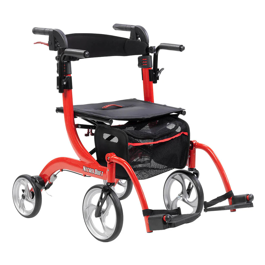 Drive Nitro® Duet Rollator and Transport Chair